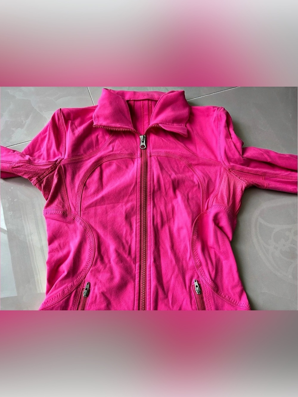 lululemon Forme Jacket Jacket Pink - Picture 5 of 9